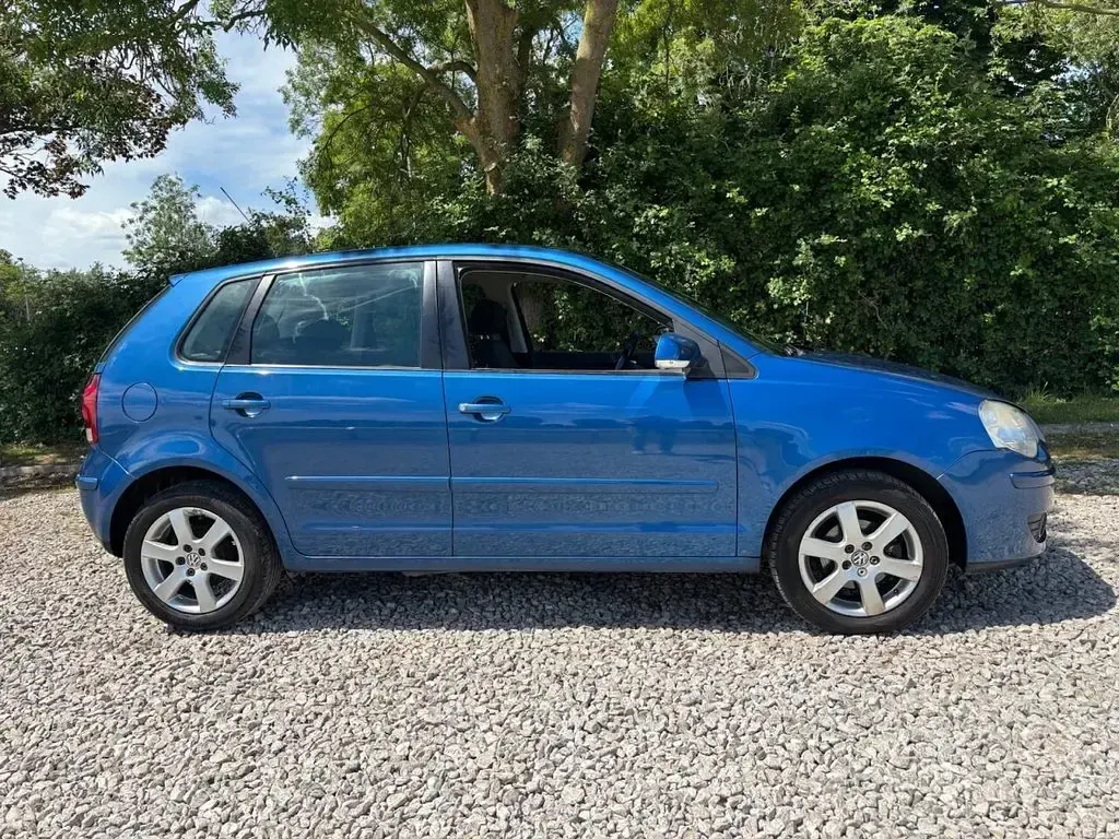 Used VW Polo Match 80 HP (58 kW) 2008 Blue Hatchback