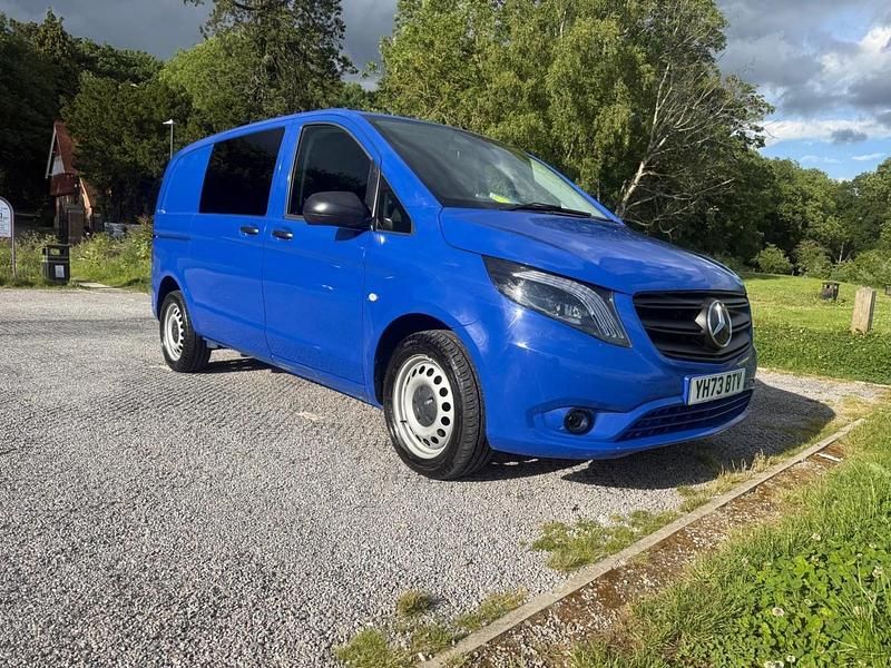 Blue Used 2023 Mercedes Vito Progressive Van | £21,995 (Super price) - Image 1/4