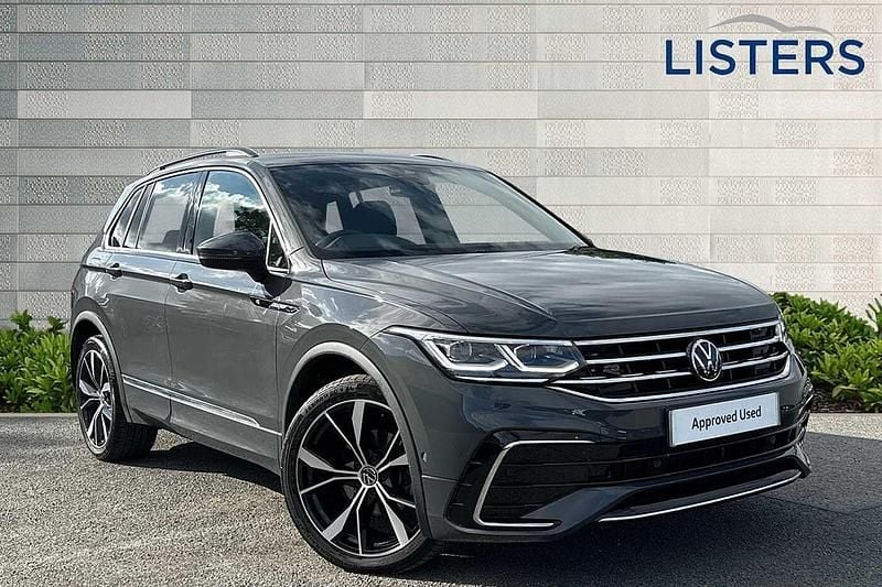 Grey Used 2023 VW Tiguan R-line SUV | £28,590 (A bit pricey) - Image 1/4