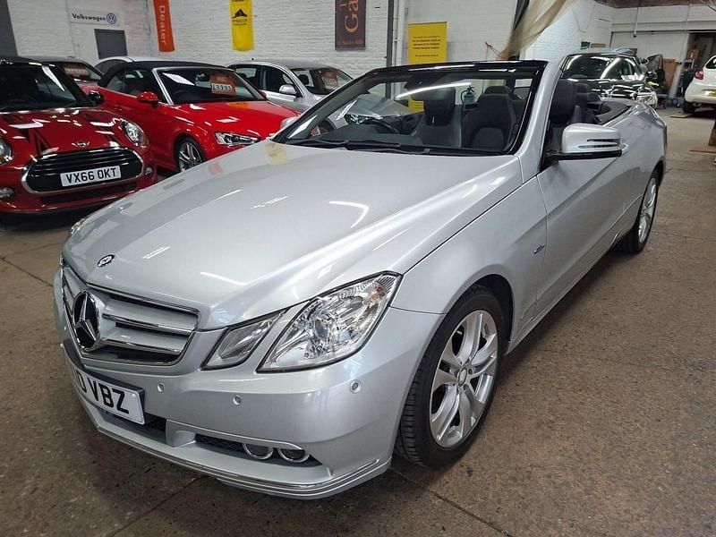 Used Mercedes E200 SE 2010 Silver Cabriolet