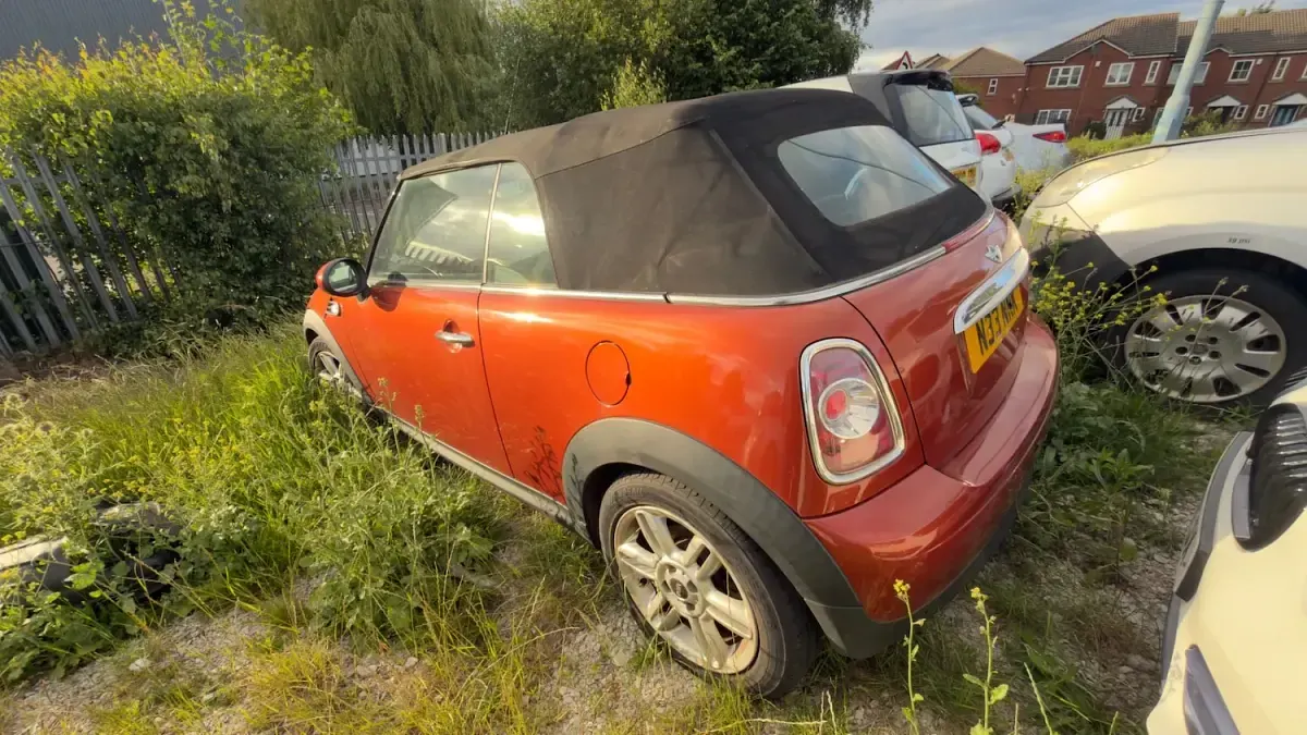 Used Mini Cooper D Cabriolet 2013 Orange Cabriolet