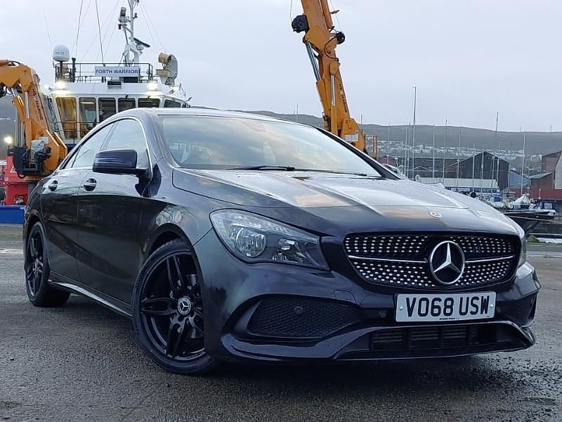 Black Used 2018 Mercedes CLA180 AMG line Sedan | £14,998 (Fair price) - Image 1/4