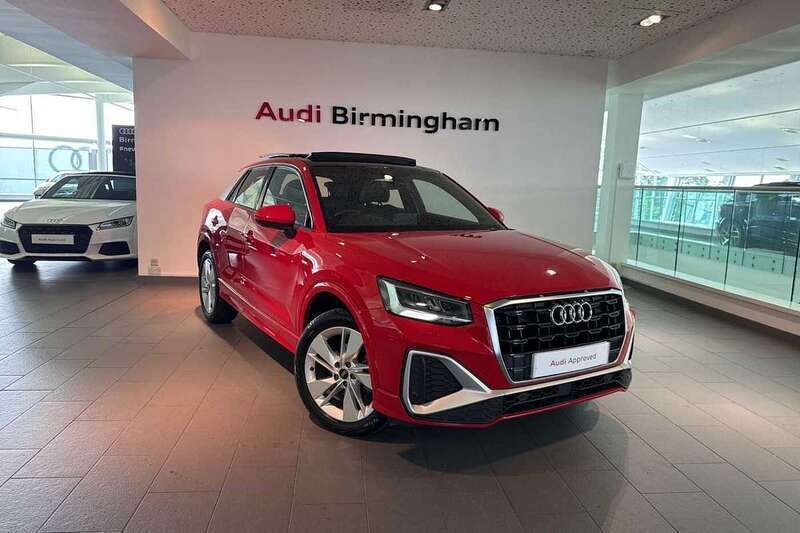 Red Used 2021 Audi Q2 S-Line SUV | £23,750 (A bit pricey) - Image 1/4