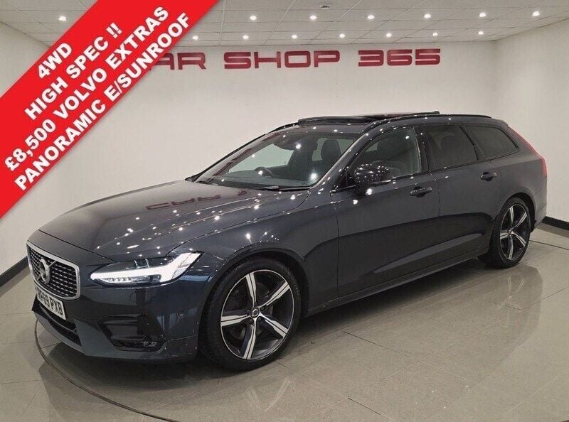 Grey Used 2020 Volvo V90 R-Design Estate | £19,490 - Image 1/4