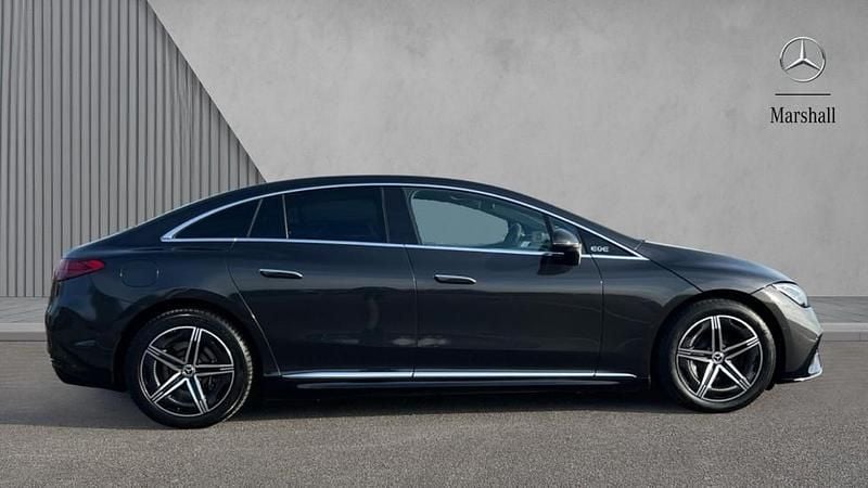 Used Mercedes EQE350 AMG line 214 kW (292 HP) 2024 Metallic paint graphite grey Sedan