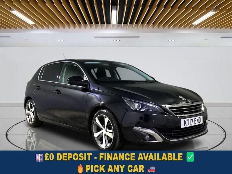 Black Used 2017 Peugeot 308 Allure Hatchback | £5,049 (Good price) - Image 1/4