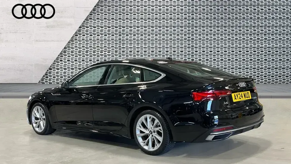 Used Audi A5 Sportback Sport 150 HP (110 kW) 2024 Black Hatchback