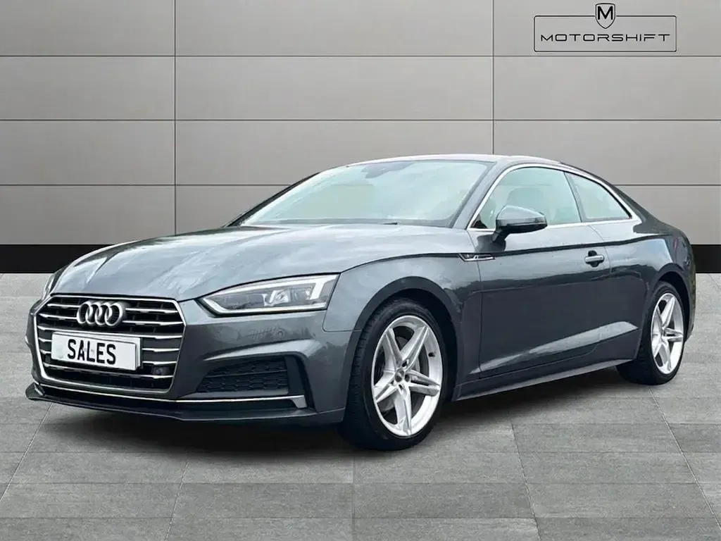 Used Audi A5 S-Line 190 HP (139 kW) 2017 Grey Coupe