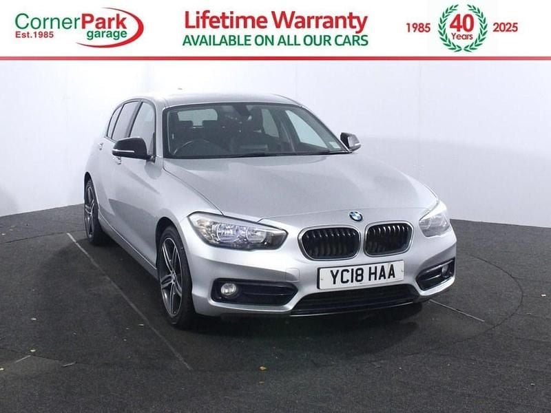 Used BMW 118 Sport Line 136 HP (100 kW) 2018 Silver Hatchback