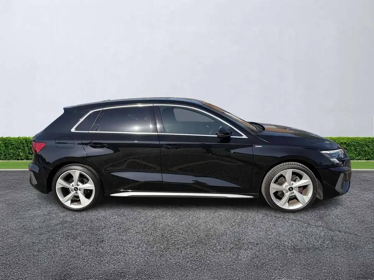 Used Audi A3 S-Line 150 HP (110 kW) 2024 Black Hatchback