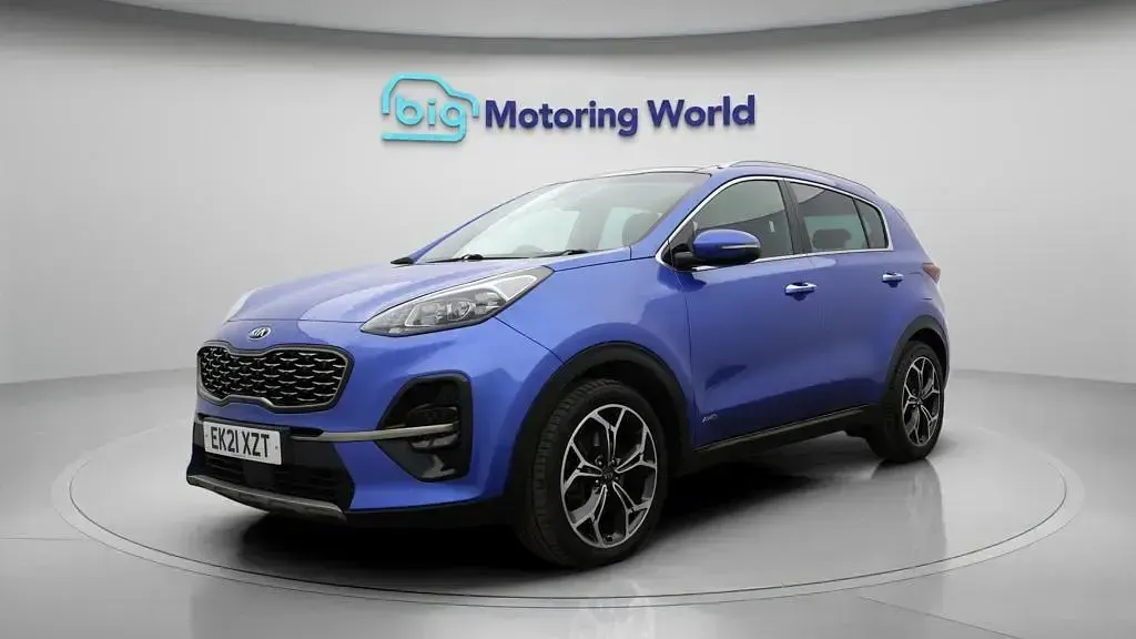 Used Kia Sportage GT-Line S 174 HP (127 kW) 2021 Blue SUV