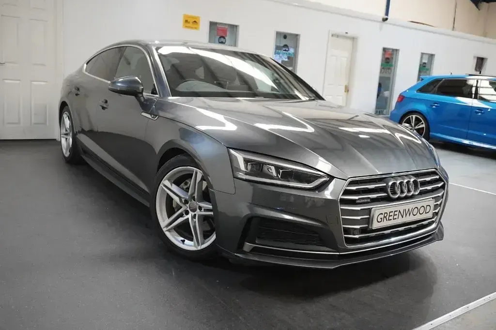 Used Audi A5 Sportback S-Line 190 HP (139 kW) 2017 Grey Hatchback