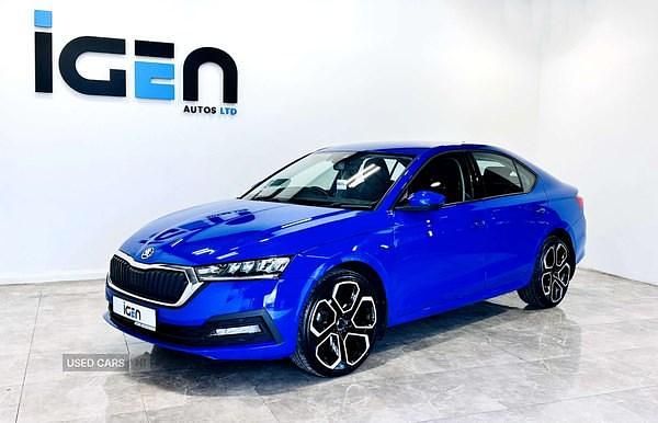 Blue Used 2021 Skoda Octavia SE Technology Hatchback | £14,200 (Good price) - Image 1/3