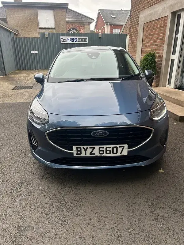 Used Ford Fiesta Trend 75 HP (55 kW) 2022 Blue Hatchback