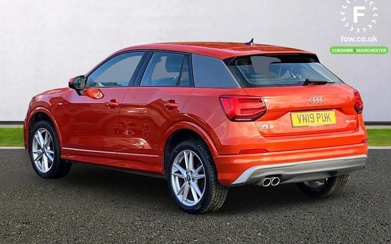 Used Audi Q2 S-Line 150 HP (110 kW) 2019 Orange SUV