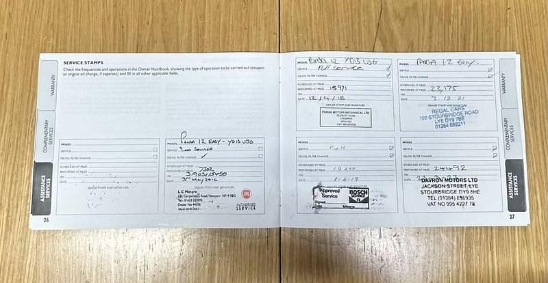 Used Fiat Panda Easy 69 HP (50 kW) 2013 Red Hatchback