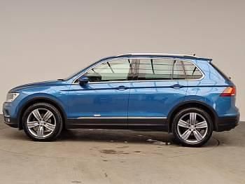 Używany VW Tiguan Match 150 KM (110 kW) 2019 Niebieski SUV