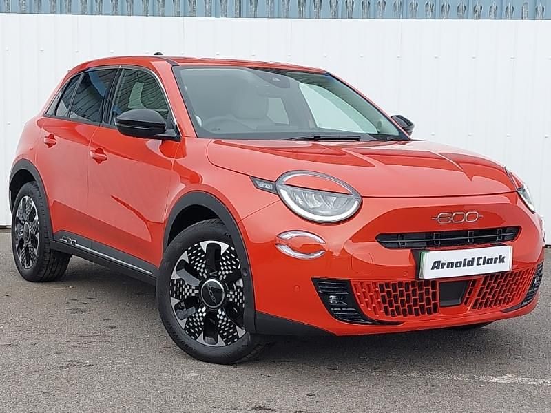 Metallic orange (sun of italy) New 2025 Fiat 600 La Prima Hatchback | £22,998 (Fair price) - Image 1/4