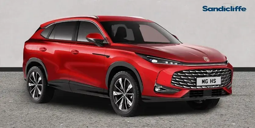 Used MG HS Trophy 170 HP (125 kW) 2024 Tri coat  dynamic red SUV