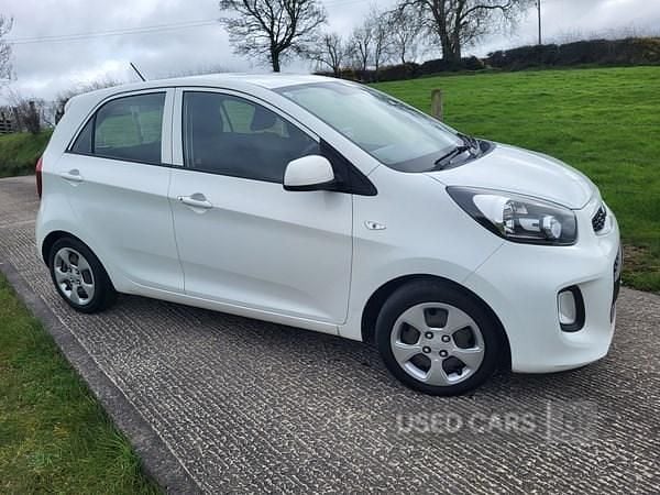 Used Kia Picanto 65 HP (47 kW) 2015 White Hatchback