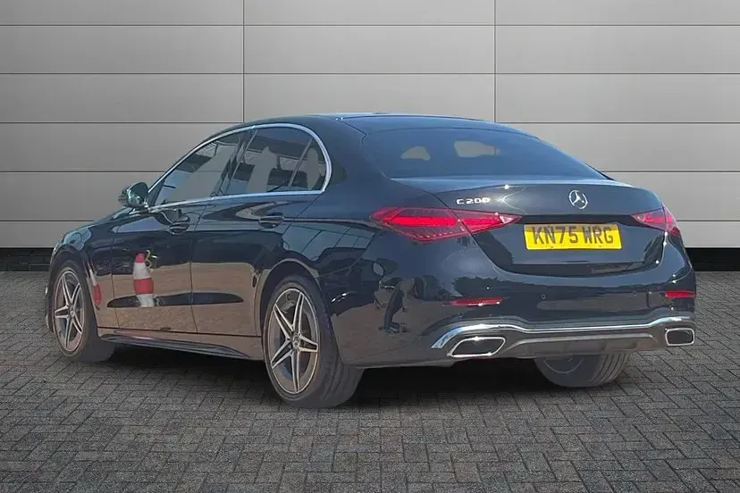 Used Mercedes C200 AMG line 221 HP (162 kW) 2025 Black Sedan