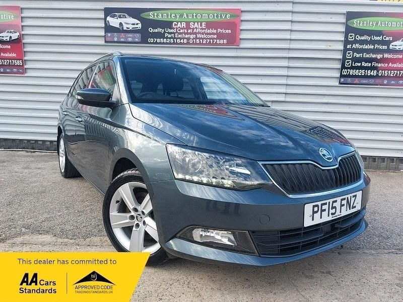 Grey Used 2015 Skoda Fabia SE L Hatchback | £5,490 (A bit pricey) - Image 1/4
