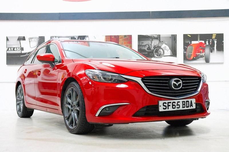 Red Used 2016 Mazda 6 Inclusive Estate | £5,388 (Good price) - Image 1/4