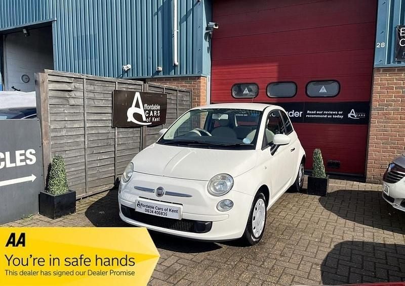 White Used 2010 Fiat 500 Pop Hatchback | £4,950 (A bit pricey) - Image 1/2