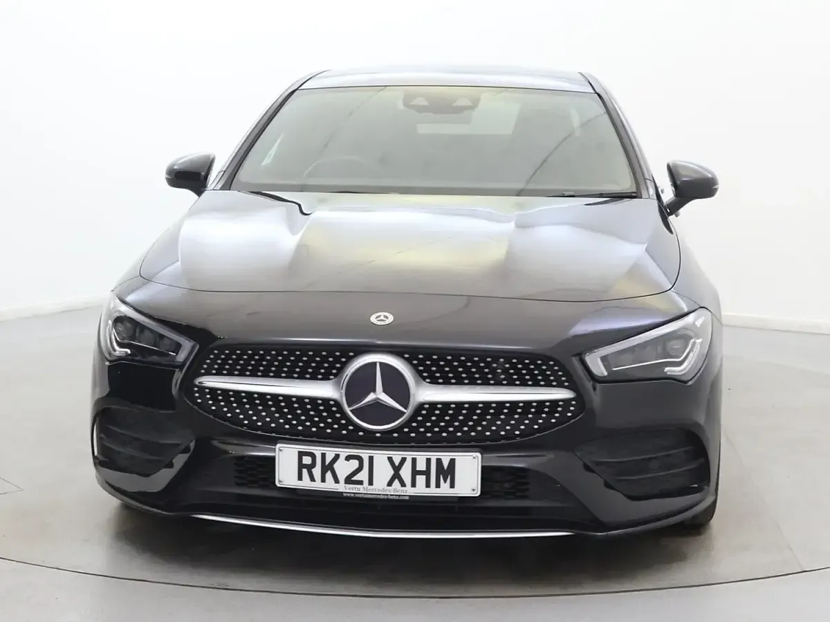 Used Mercedes CLA180 AMG Line Premium Plus 136 HP (100 kW) 2021 Black Coupe