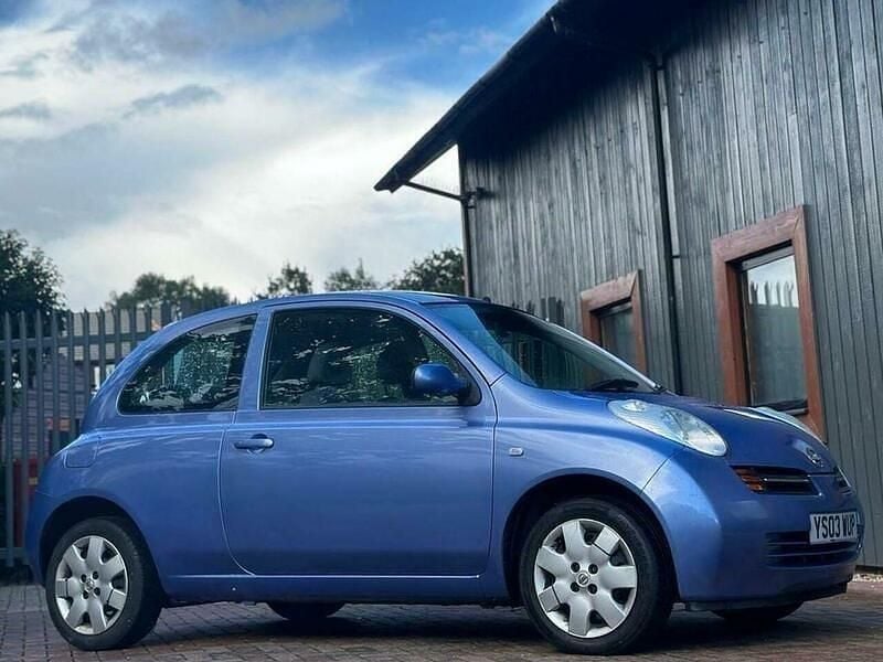 Used Nissan Micra SE 79 HP (58 kW) 2003 Blue Hatchback