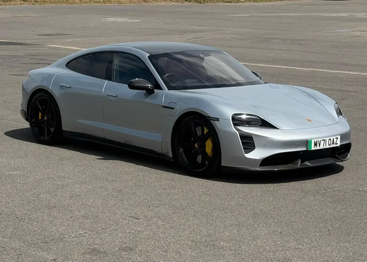 Used Porsche Taycan Performance Package 559 kW (761 HP) 2021 Silver Sedan
