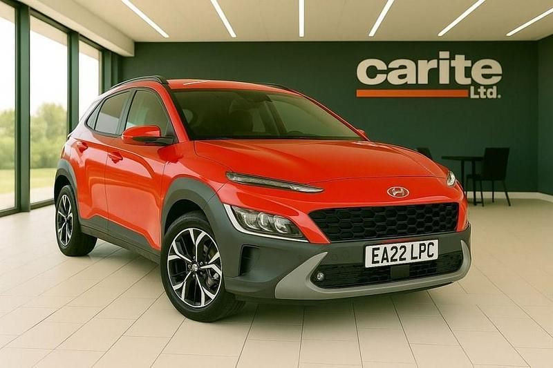 Red Used 2022 Hyundai Kona Premium SUV | £12,995 (Fair price) - Image 1/3