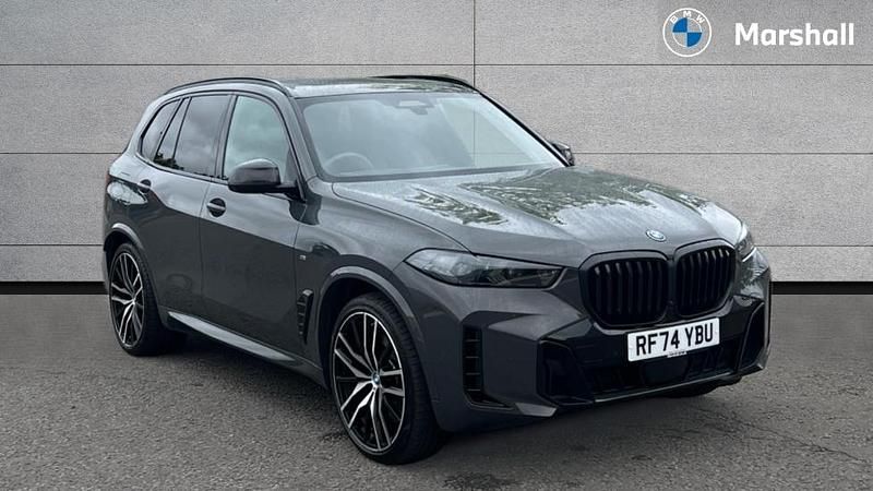 Dravit grey metallic Used 2025 BMW X5 M M Sport SUV | £72,791 - Image 1/4