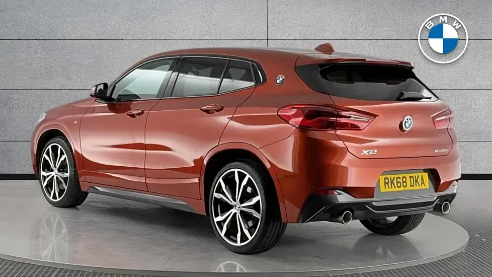 Used BMW X2 M Sport 187 HP (137 kW) 2018 Orange SUV