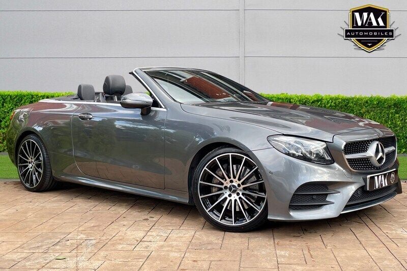Grey Used 2018 Mercedes E300 AMG Line Premium Plus Cabriolet | £18,490 (Fair price) - Image 1/4