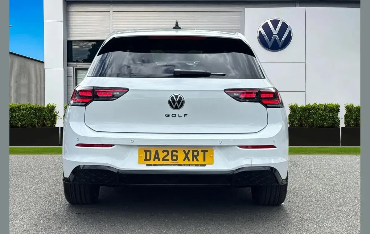 New VW Golf VIII Black Edition 150 HP (110 kW) 2026 White Hatchback