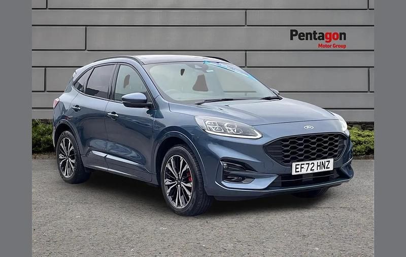 Blue Used 2022 Ford Kuga ST-Line X SUV | £20,995 (A bit pricey) - Image 1/4
