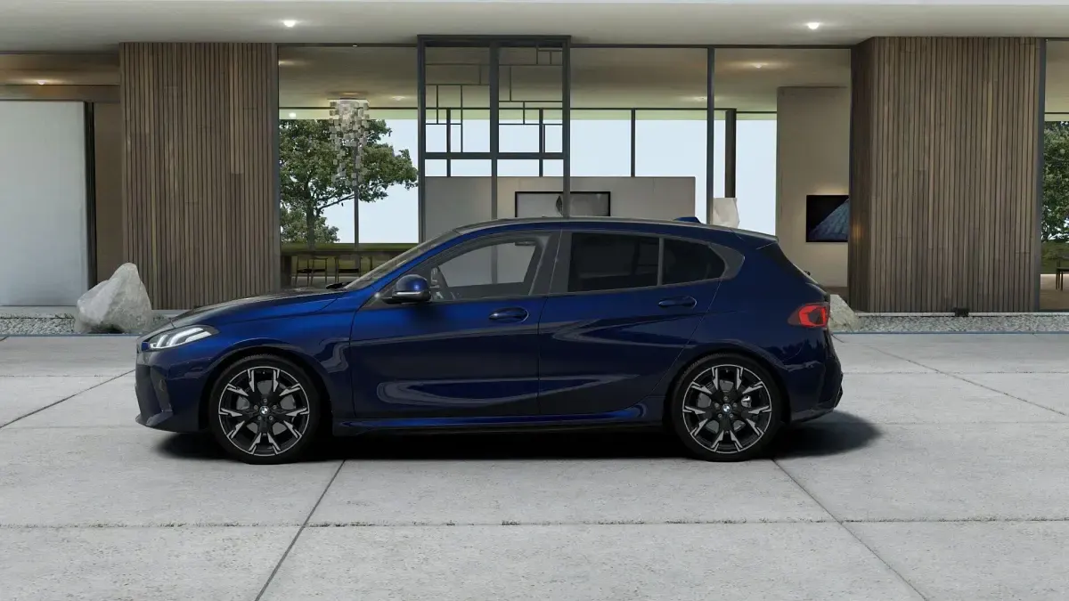 New BMW 120 M Sport 2026 Tanzanite blue Hatchback