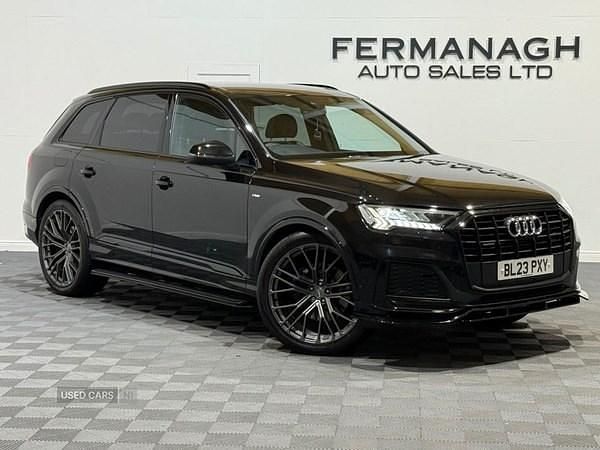 Black Used 2023 Audi Q7 S-Line SUV | £40,890 (A bit pricey) - Image 1/4