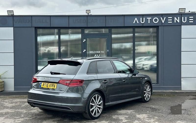 Used Audi A3 Sportback S-Line 150 HP (110 kW) 2015 Grey Hatchback