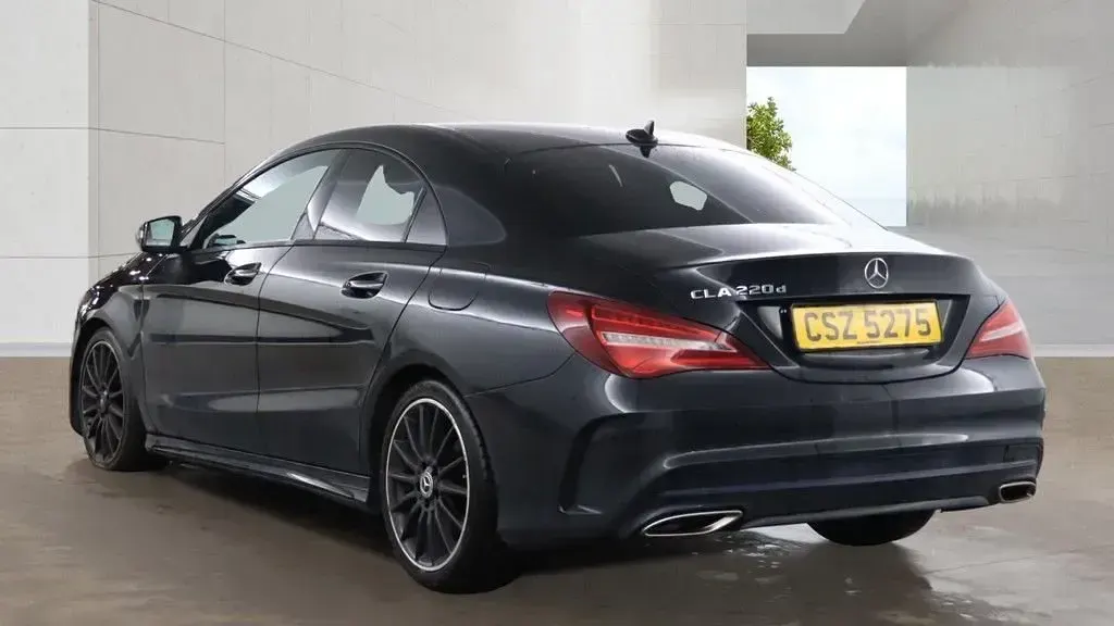 Used Mercedes CLA220 AMG line 2018 Black Coupe