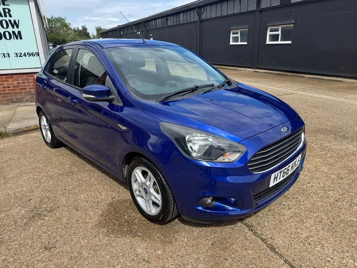 Used Ford Ka Zetec 2017 Blue Sedan