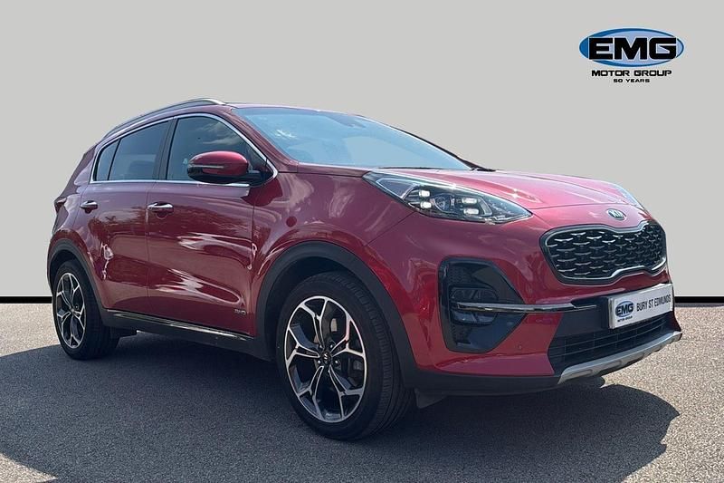 Red Used 2021 Kia Sportage GT-Line SUV | £18,713 (Fair price) - Image 1/3