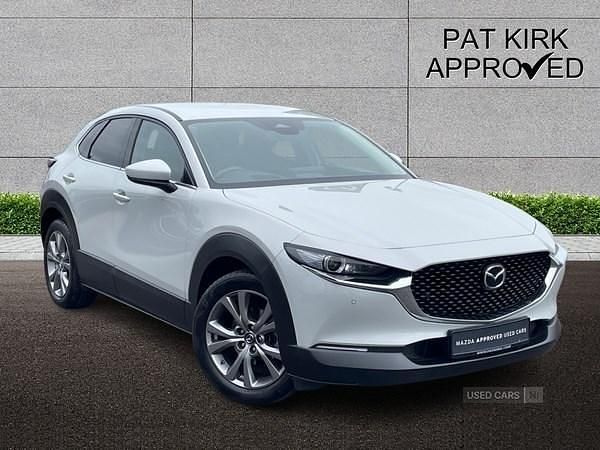 Silver Used 2023 Mazda CX-30 Exclusive-Line SUV | £18,995 (A bit pricey) - Image 1/3