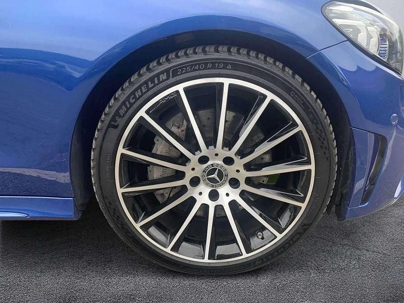 Used Mercedes C300e AMG line 2023 Blue Coupe