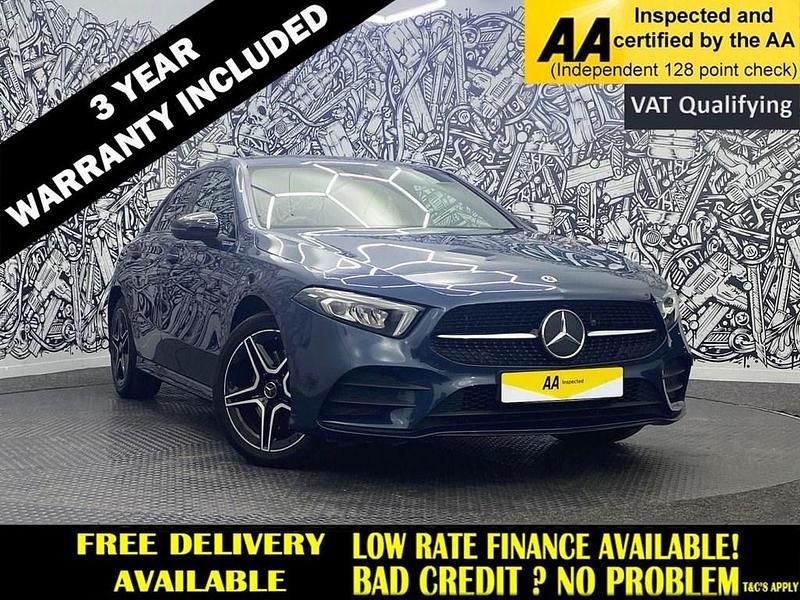 Blue Used 2022 Mercedes A250 AMG line Sedan | £17,795 (Good price) - Image 1/2