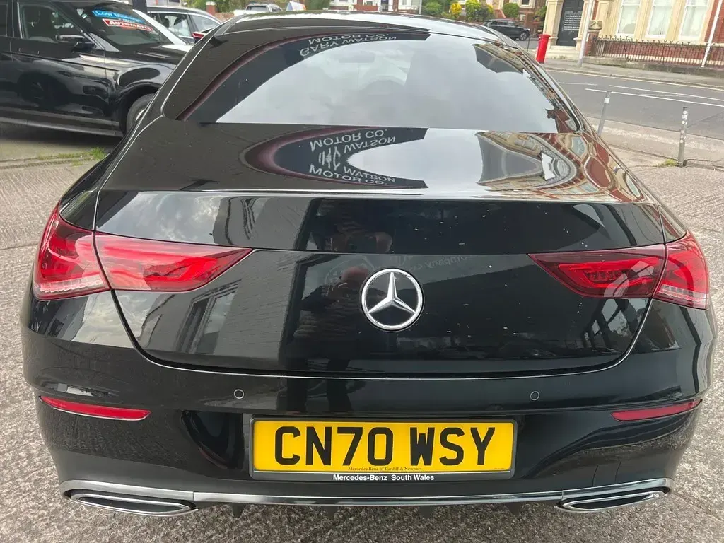 Begagnad Mercedes CLA220 AMG line 2020 Svart Sedan