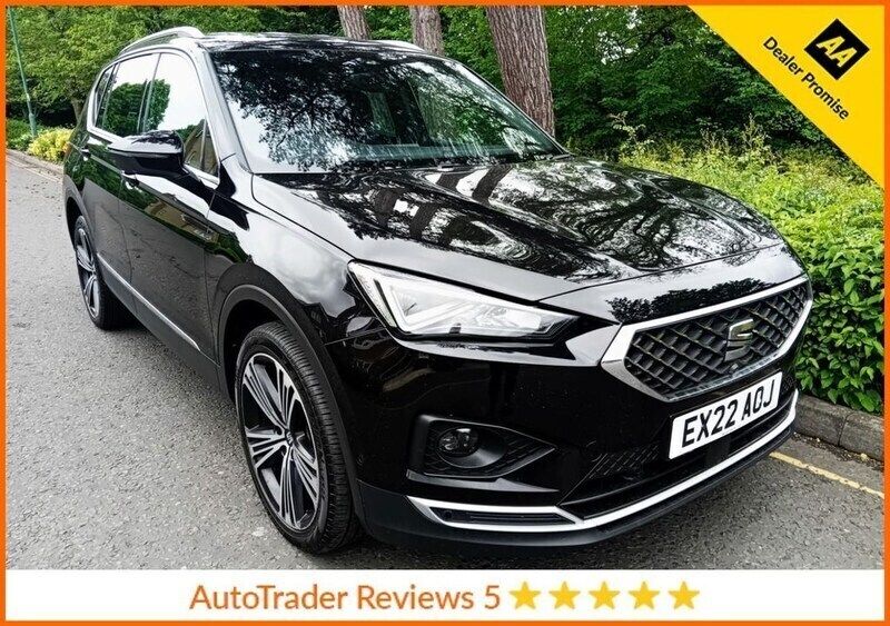 Black Used 2022 Seat Tarraco XCELLENCE Lux SUV | £19,990 (Fair price) - Image 1/4