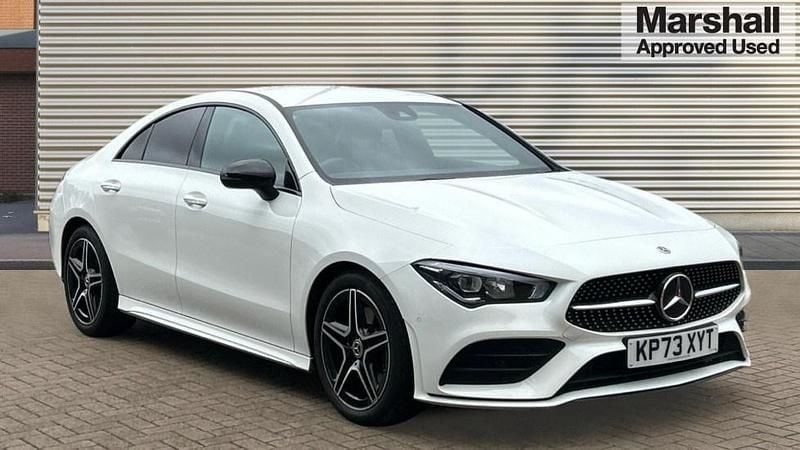 White Used 2023 Mercedes CLA220 Executive Sedan | £24,781 (Good price) - Image 1/4