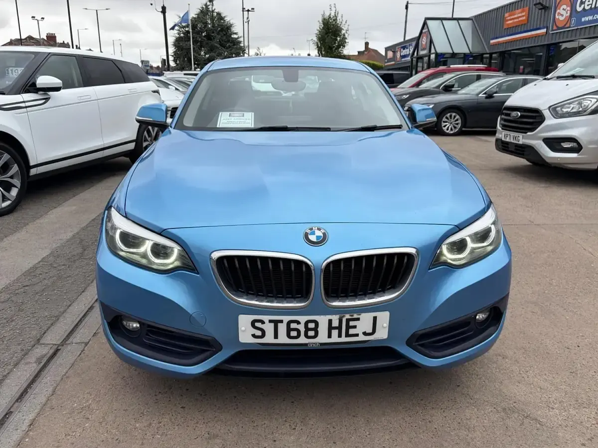 Used BMW 218 Sport Line 2018 Blue Coupe